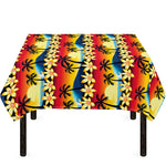 Tropical Sunset Pattern Print Tablecloth
