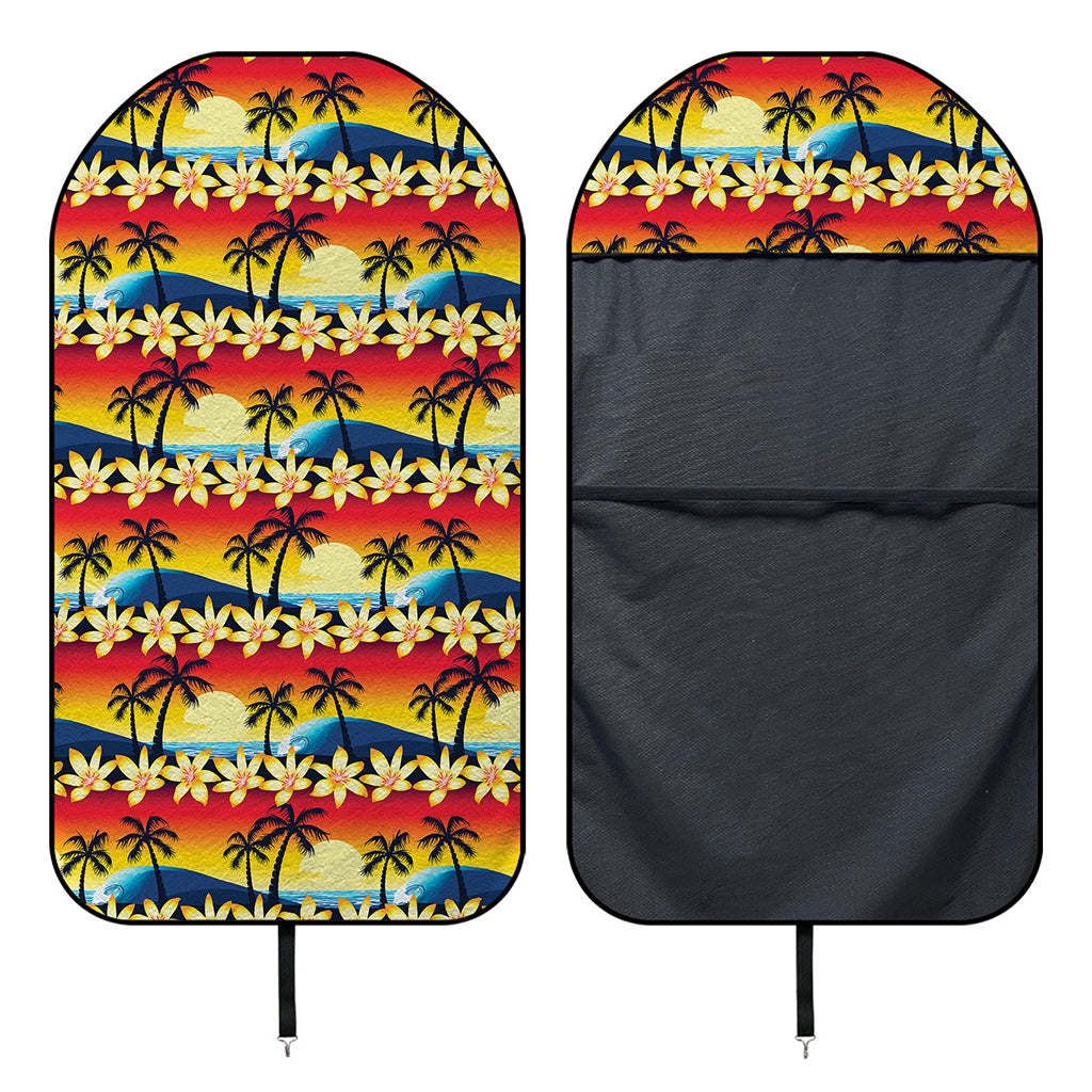 Tropical Sunset Pattern Print Waterproof Car Seat Cover