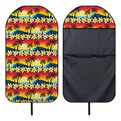 Tropical Sunset Pattern Print Waterproof Car Seat Cover