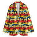 Tropical Sunset Pattern Print Women's Blazer