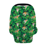 Tropical Tiger Pattern Print Baby Seat Cover
