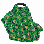 Tropical Tiger Pattern Print Baby Seat Cover