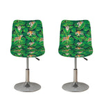 Tropical Tiger Pattern Print Bar Stool Covers