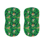 Tropical Tiger Pattern Print Bar Stool Covers