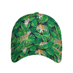 Tropical Tiger Pattern Print Baseball Cap