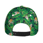 Tropical Tiger Pattern Print Baseball Cap