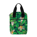 Tropical Tiger Pattern Print Bible Tote Bag