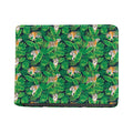 Tropical Tiger Pattern Print Bifold Wallet