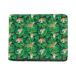 Tropical Tiger Pattern Print Bifold Wallet