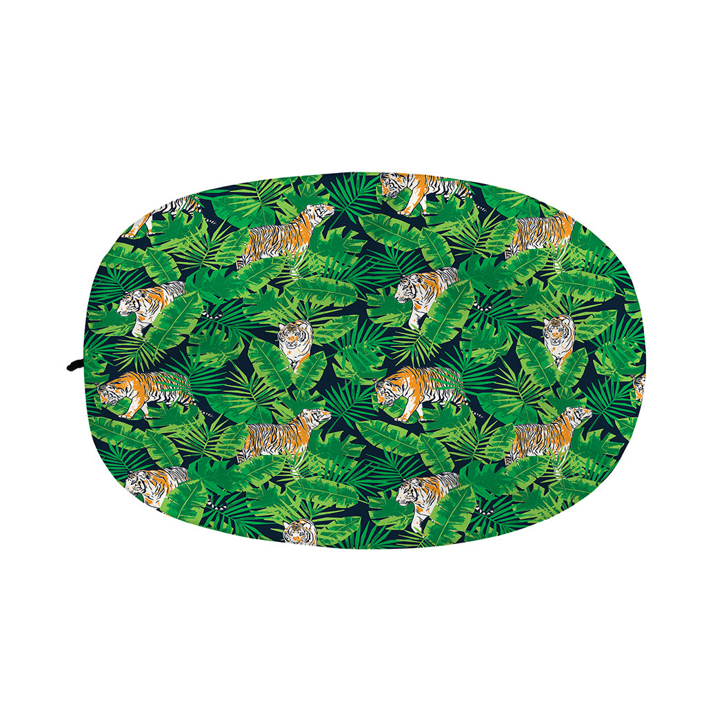 Tropical Tiger Pattern Print Car Side Mirror Covers