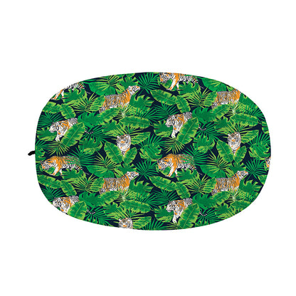 Tropical Tiger Pattern Print Car Side Mirror Covers