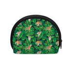 Tropical Tiger Pattern Print Coin Purse