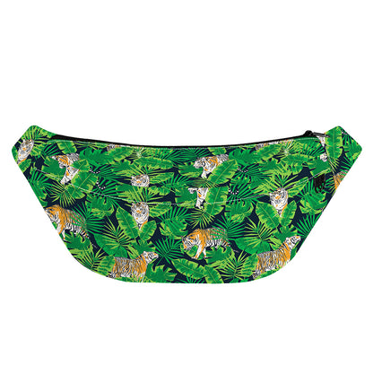 Tropical Tiger Pattern Print Fanny Pack