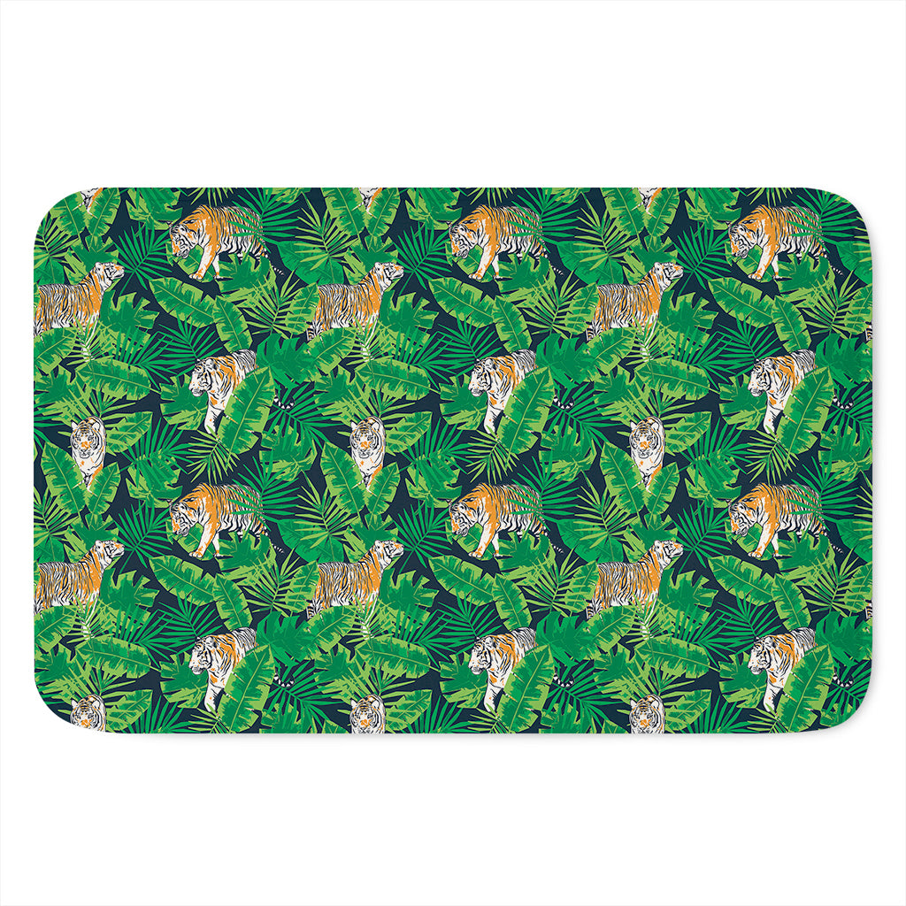 Tropical Tiger Pattern Print Indoor Door Mat
