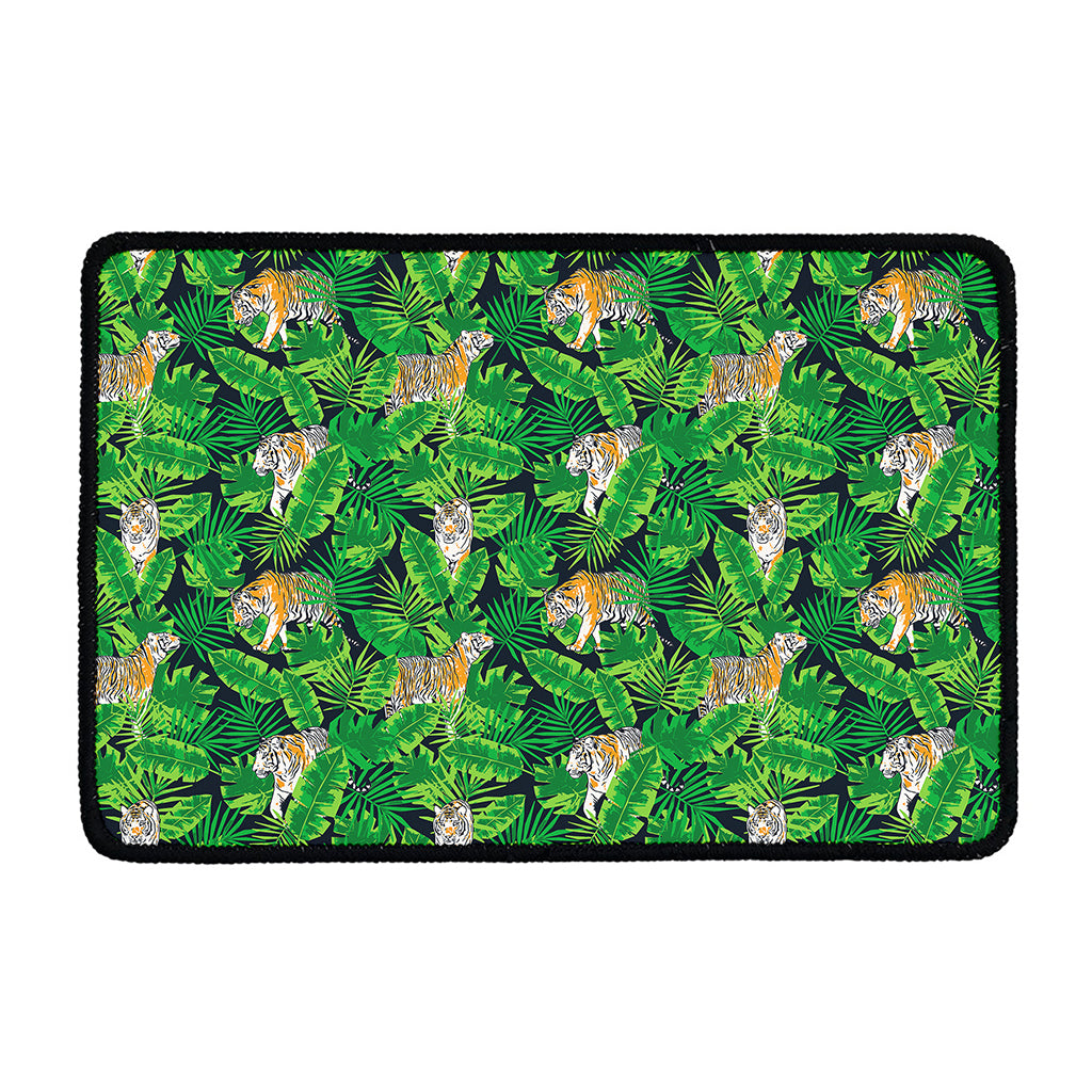 Tropical Tiger Pattern Print Kitchen Mat