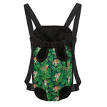 Tropical Tiger Pattern Print Pet Carrier Backpack