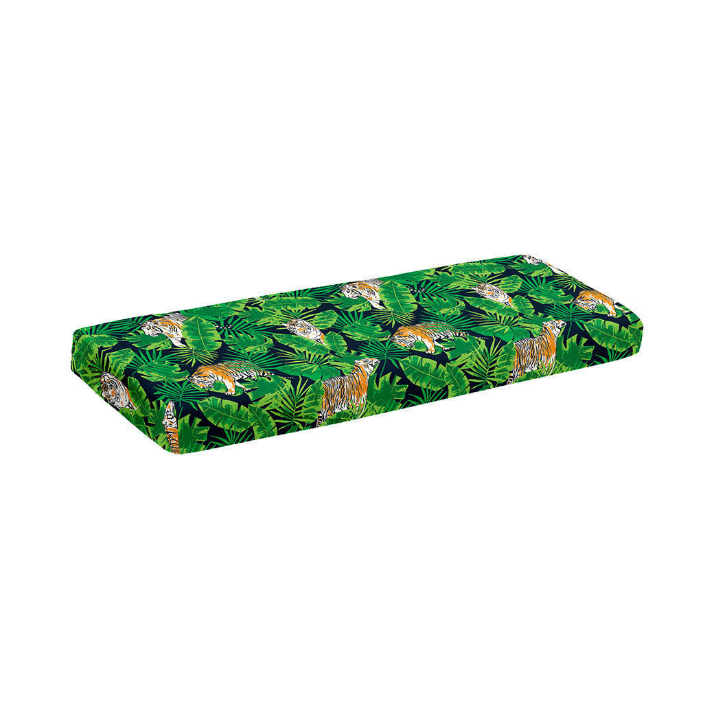 Tropical Tiger Pattern Print Piano Keyboard Cover