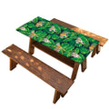 Tropical Tiger Pattern Print Picnic Table Cover