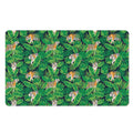 Tropical Tiger Pattern Print Polyester Doormat