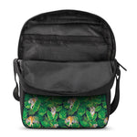 Tropical Tiger Pattern Print Rectangular Crossbody Bag