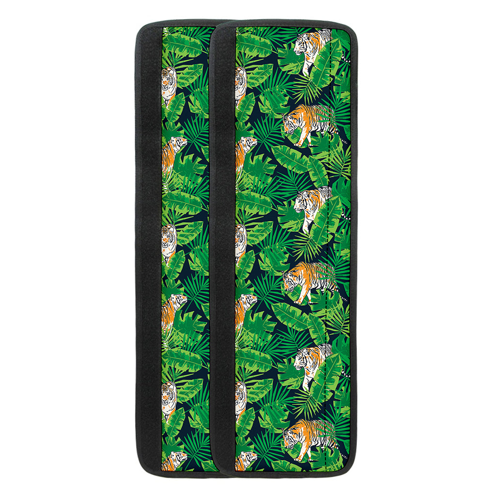 Tropical Tiger Pattern Print Refrigerator Handle Covers