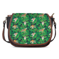 Tropical Tiger Pattern Print Saddle Bag