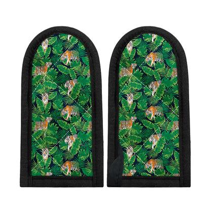 Tropical Tiger Pattern Print Skillet Handle Cover