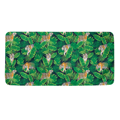 Tropical Tiger Pattern Print Towel
