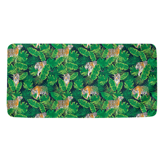 Tropical Tiger Pattern Print Towel