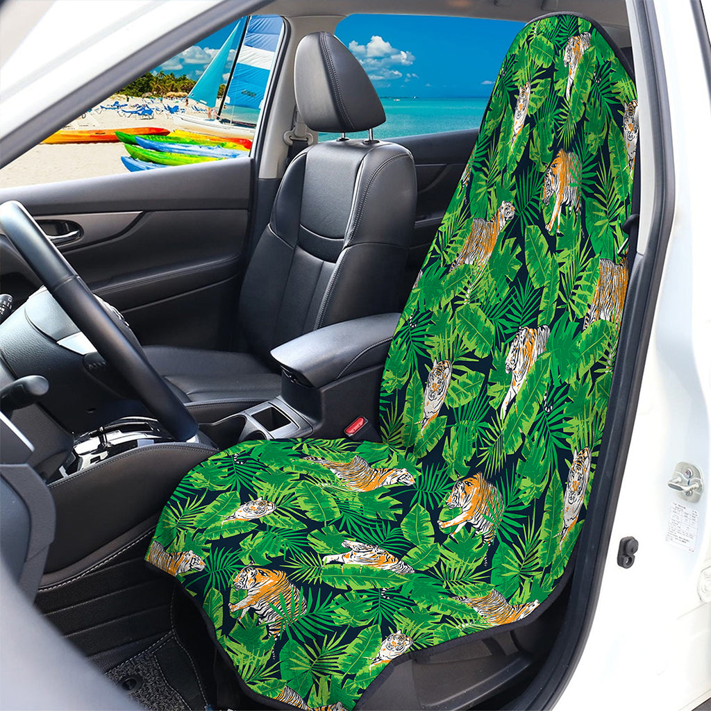 Tropical Tiger Pattern Print Waterproof Car Seat Cover