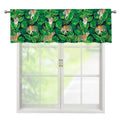 Tropical Tiger Pattern Print Window Valance