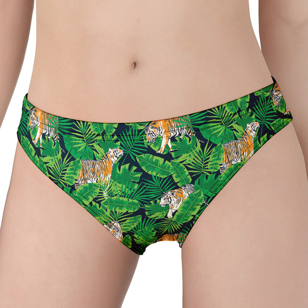 Tropical Tiger Pattern Print Women's Panties