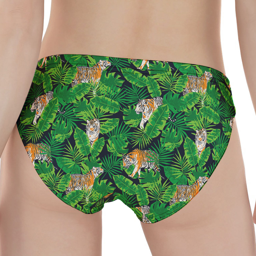 Tropical Tiger Pattern Print Women's Panties