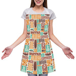 Tropical Tiki Pattern Print Adjustable Apron