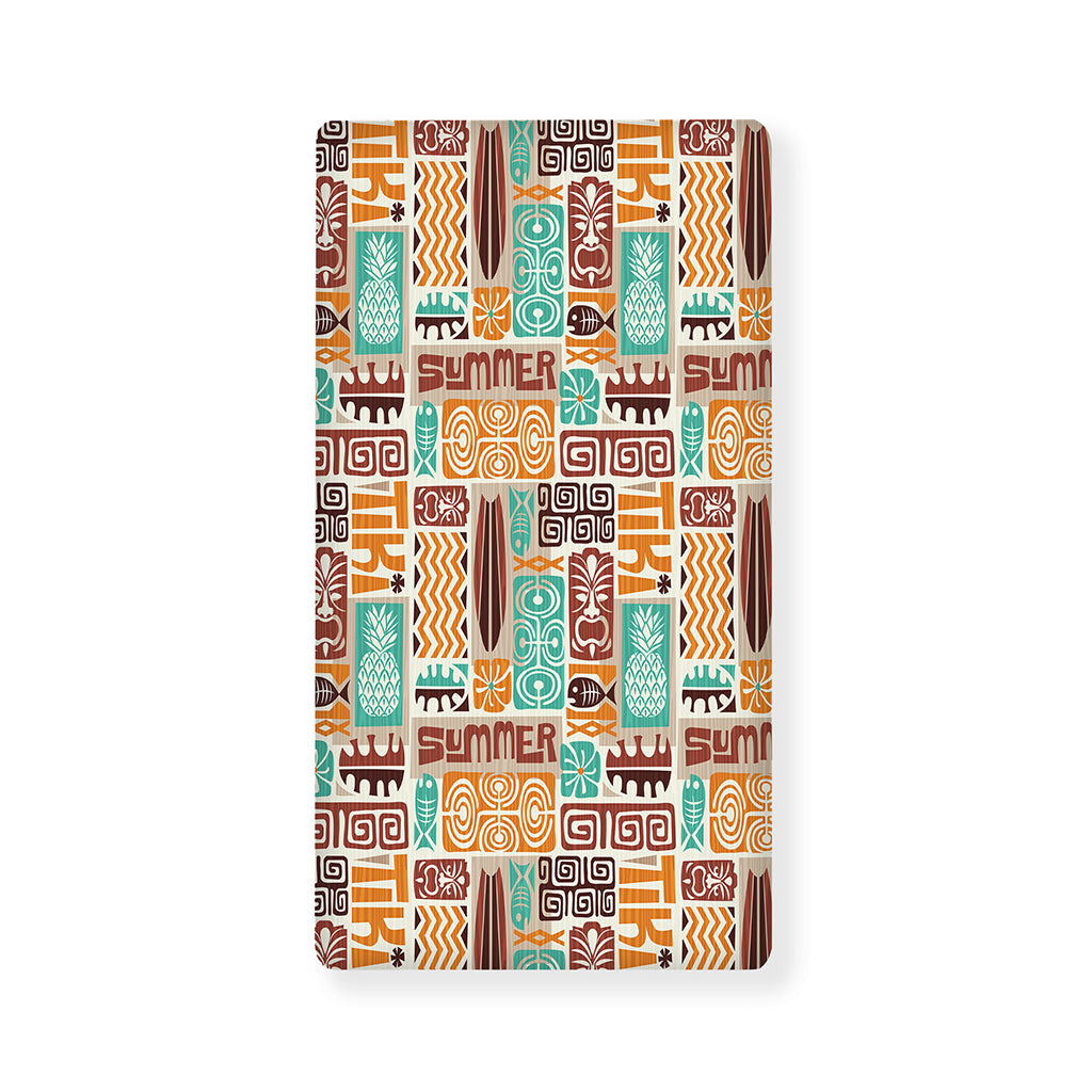 Tropical Tiki Pattern Print Baby Crib Sheet