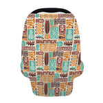 Tropical Tiki Pattern Print Baby Seat Cover