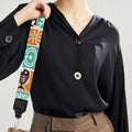 Tropical Tiki Pattern Print Bag Strap
