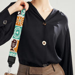 Tropical Tiki Pattern Print Bag Strap