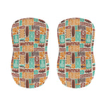 Tropical Tiki Pattern Print Bar Stool Covers