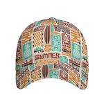 Tropical Tiki Pattern Print Baseball Cap