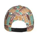 Tropical Tiki Pattern Print Baseball Cap