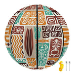 Tropical Tiki Pattern Print Basketball