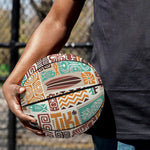 Tropical Tiki Pattern Print Basketball