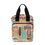 Tropical Tiki Pattern Print Bible Tote Bag