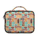 Tropical Tiki Pattern Print Briefcase Bible Bag