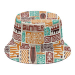 Tropical Tiki Pattern Print Bucket Hat