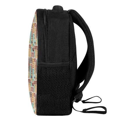 Tropical Tiki Pattern Print Casual Backpack