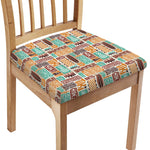 Tropical Tiki Pattern Print Chair Cushion Cover