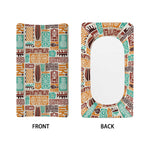 Tropical Tiki Pattern Print Changing Pad Cover