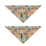 Tropical Tiki Pattern Print Dog Bandana